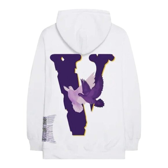 Nav x Vlone Doves Hoodie White - Picture 1 of 2